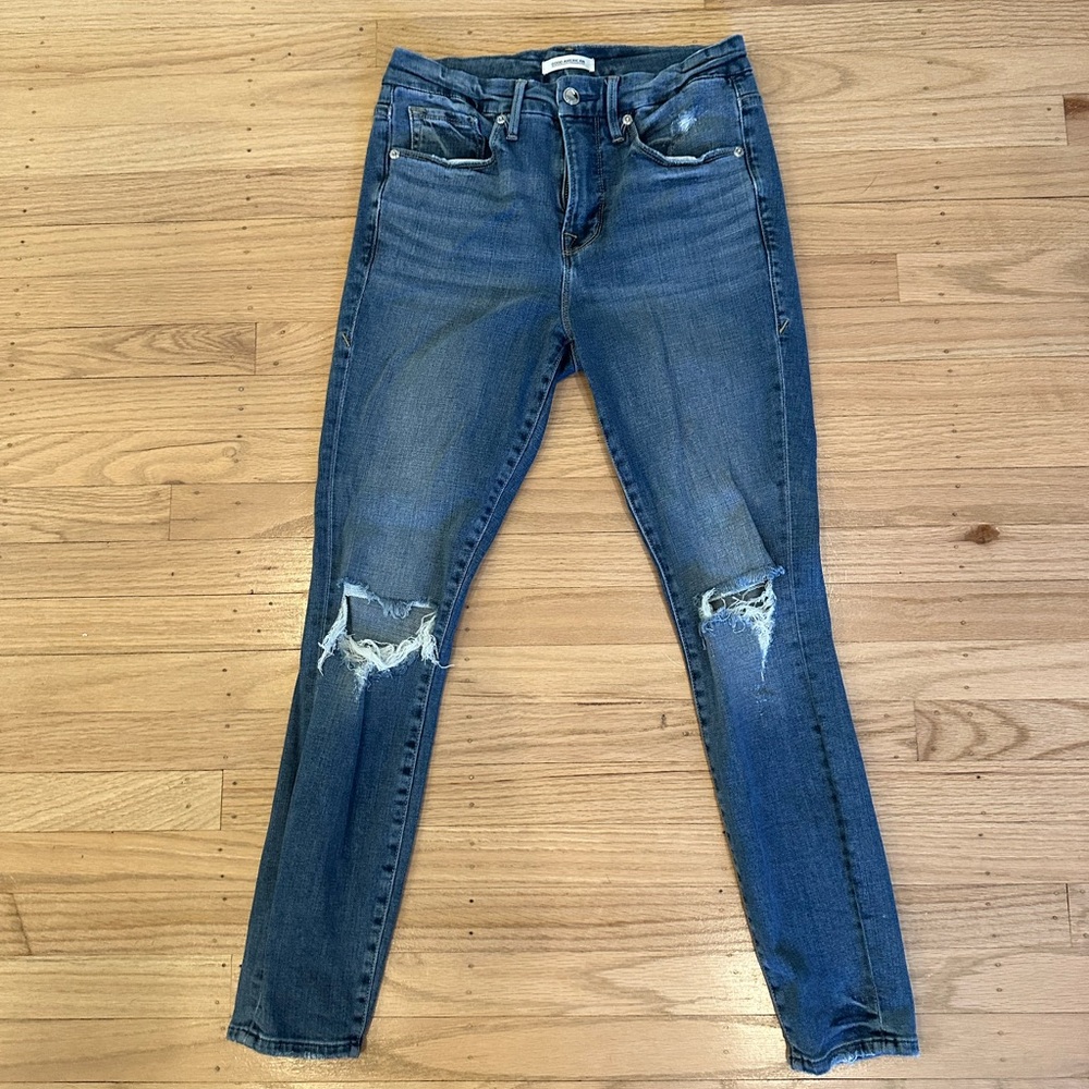Good American Good Legs Cropped Jeans